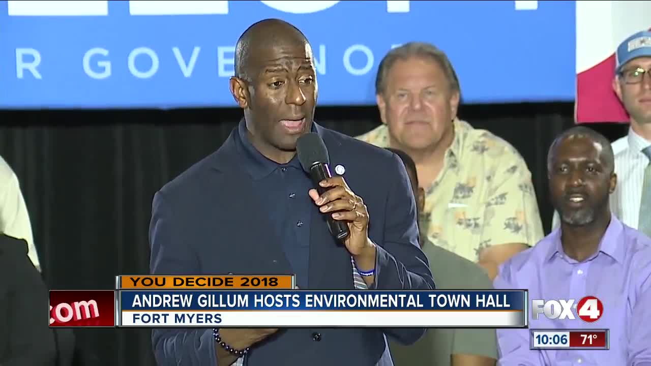 Andrew Gillum hosts environmental town hall in Fort Myers