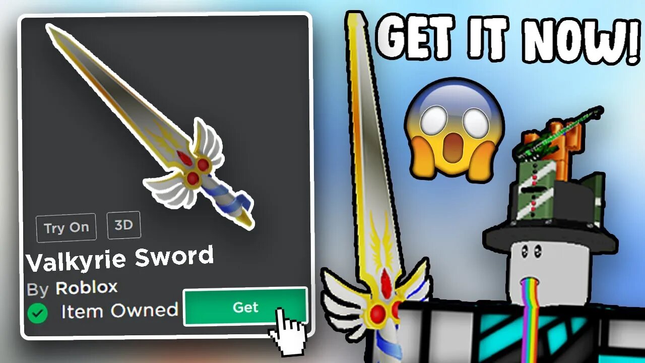 ⭐How To Get The NEW Valkyrie Sword On ROBLOX!