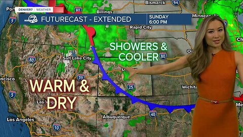 A nice end to the week with only a few scattered afternoon storms