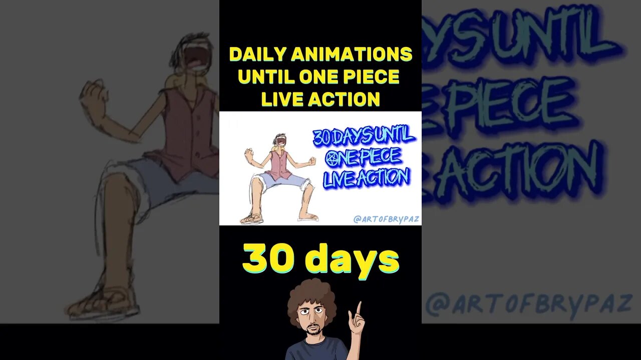 Daily Animation COUNTDOWN until One Piece Live Action #onepieceliveaction #onepiece