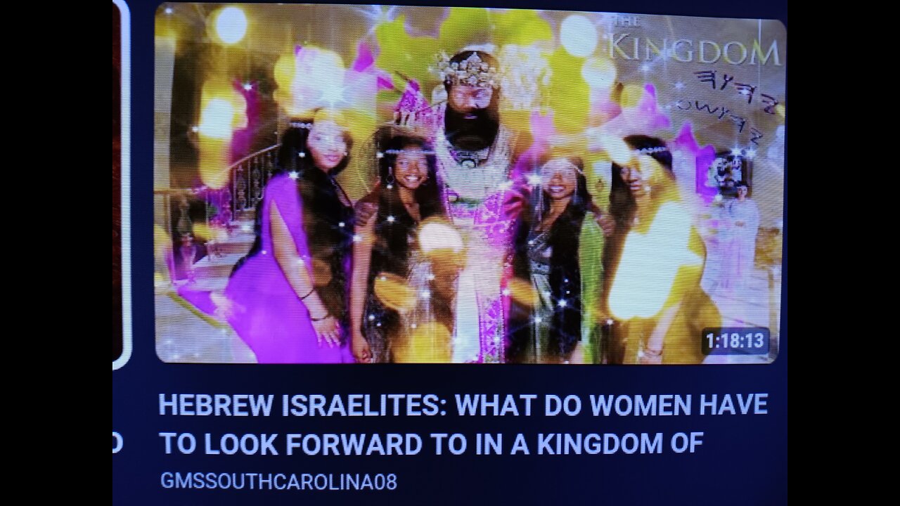 THE HEBREW ISRAELITES: OUR PATRIARCHAL NATION WILL BE RESTORED BY THE MOST HIGH GOD! (Isaiah 4:1)!