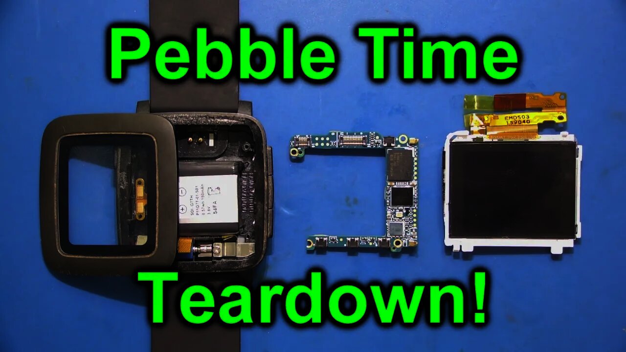 EEVblog #761 - Pebble Time Smartwatch Teardown