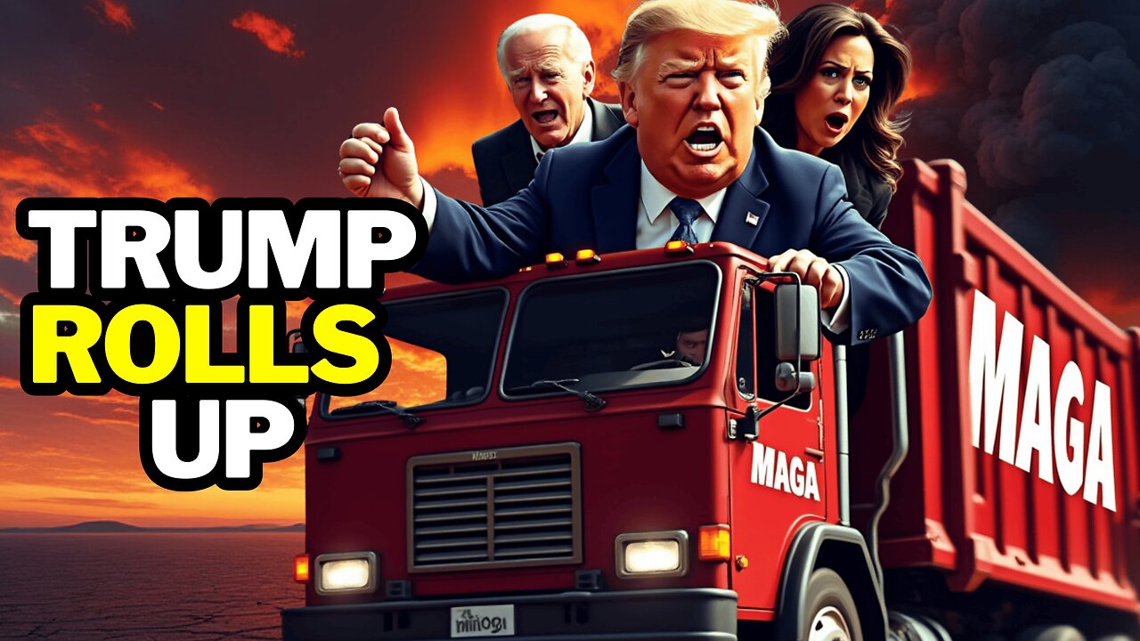 Trump ROLLS UP in ‘MAGA Garbage Truck’—Takes Direct Shot at Biden and Kamala