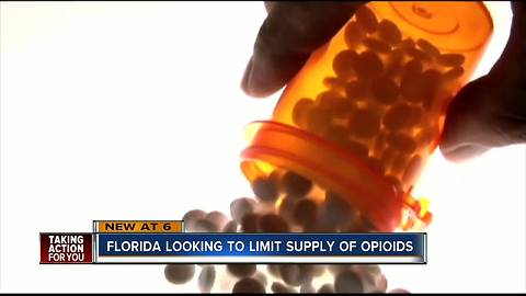 Florida looking to limit supply of opioids