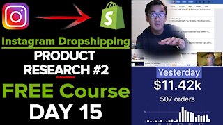 [Free Course 15/21] Instagram Dropshipping: PRODUCT RESEARCH #2 Facebook Search Method