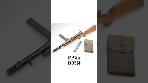 evolution of MP Submachine gun #military #submachinegun #mp5 #german