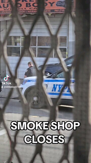 Smoke Shop Closed by Police