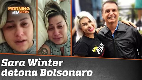 Sara Winter se diz cansada: “Não reconheço Bolsonaro”