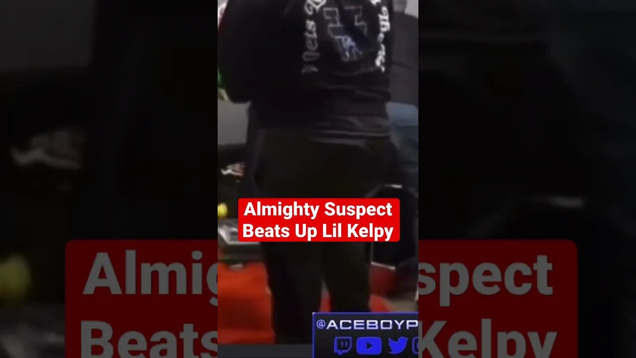 Almighty Suspect Beats Up Lil Kelpy! (No Jumper Fight)