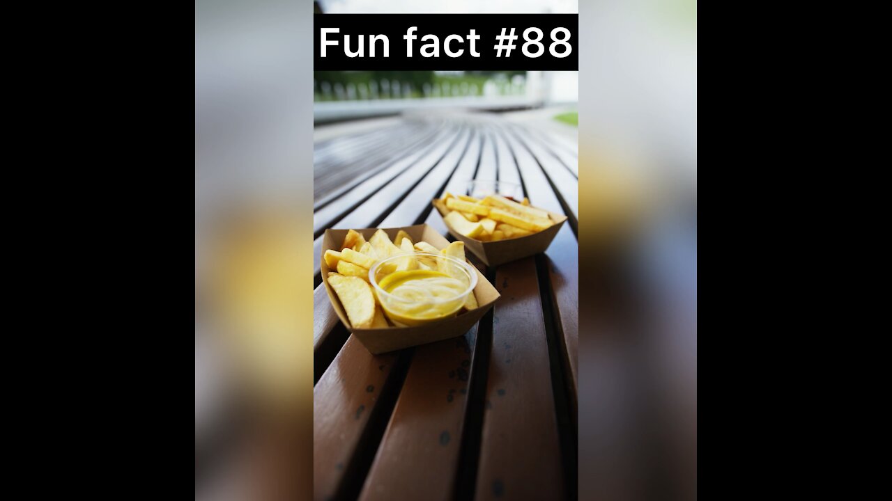 French fries originated where?