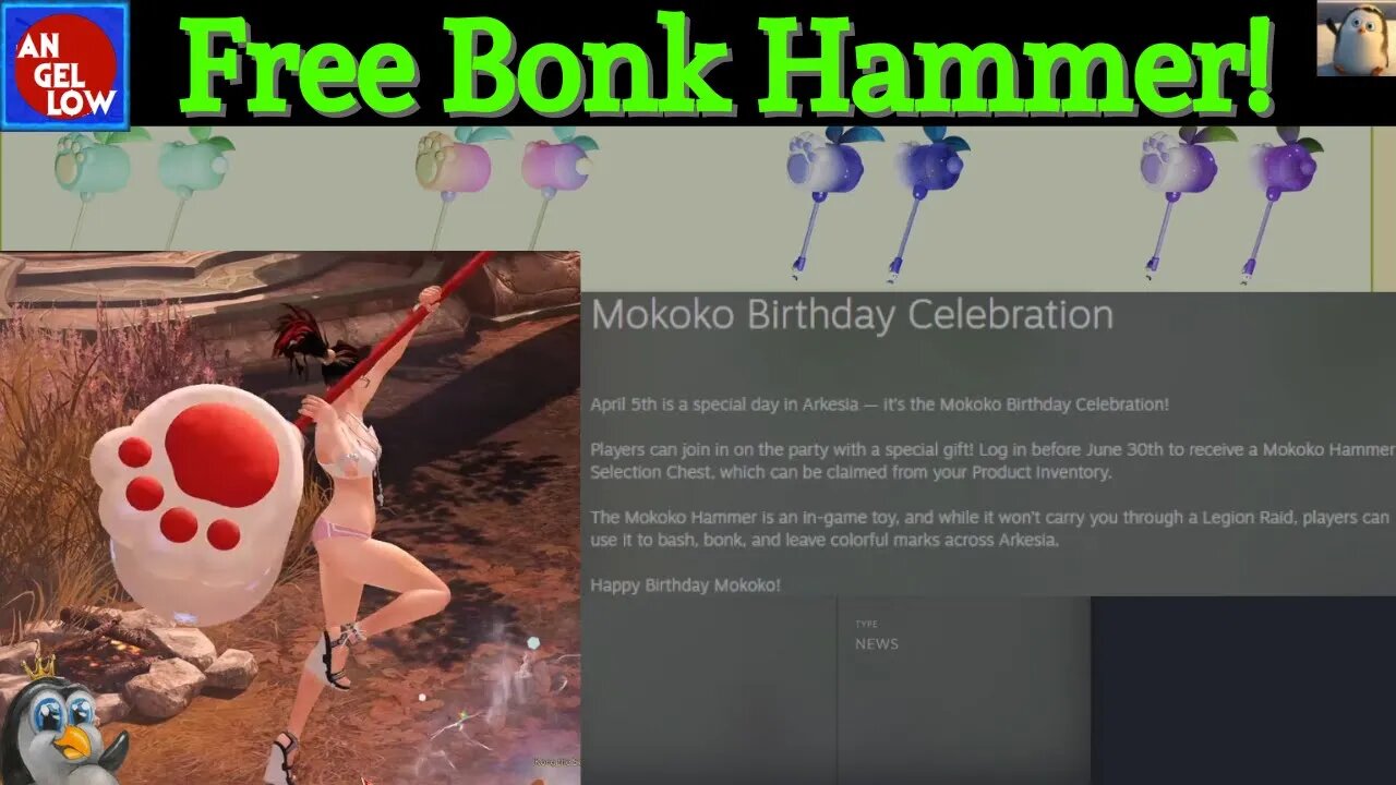 Get Your Free Toy "Bonk Hammer" Until June 30th 2023!