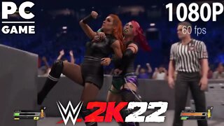 WWE 2K22 | ASUKA V BECKY LYNCH! | Requested 2 Out Of 3 Falls Count Anywhere Match [60 FPS PC]