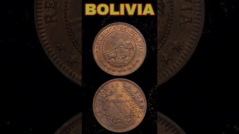 Bolivia 1 boliviano 1951.#shorts #coinnotesz