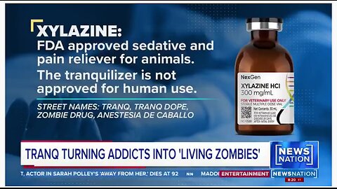 Tranq turning addicts into living zombies all across America