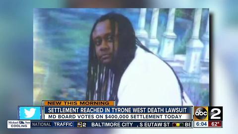 Settlement reached in Tyrone West death lawsuit