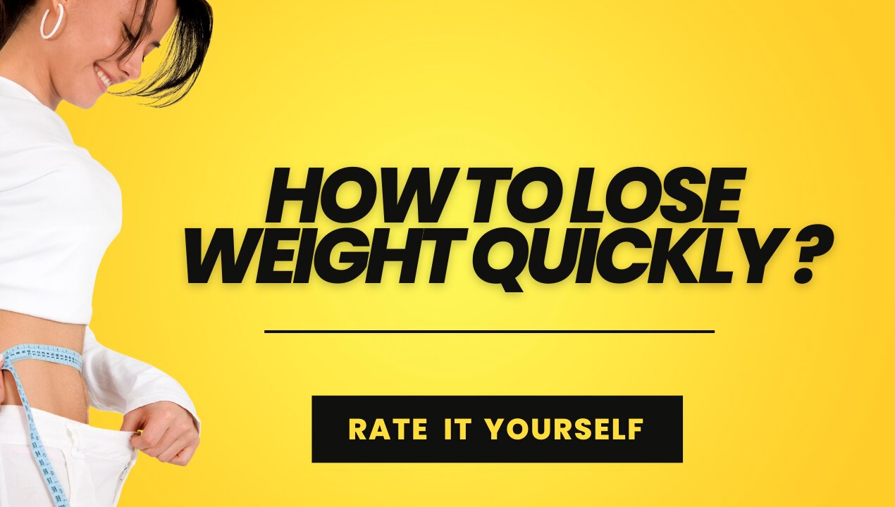 How to lose weight quickly without workout?