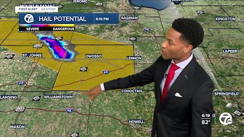 Tracking storms, some severe