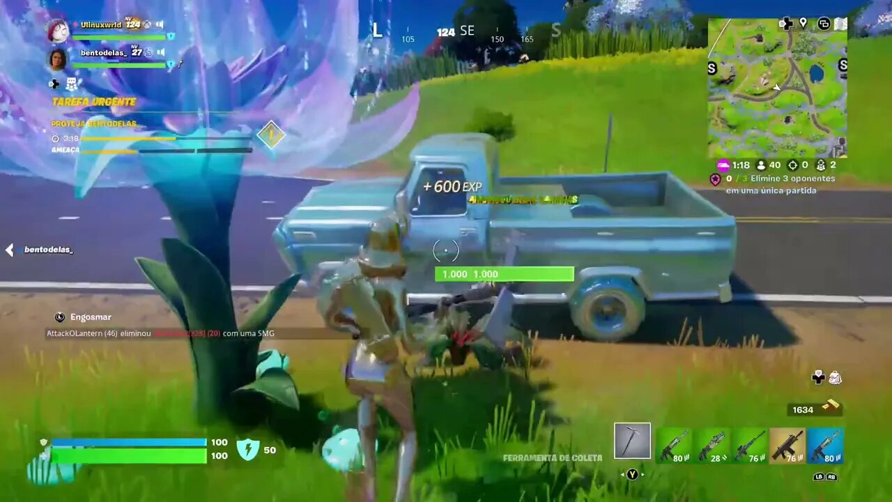 Fortnite... Frenesi do futebol e tarefas aviarias