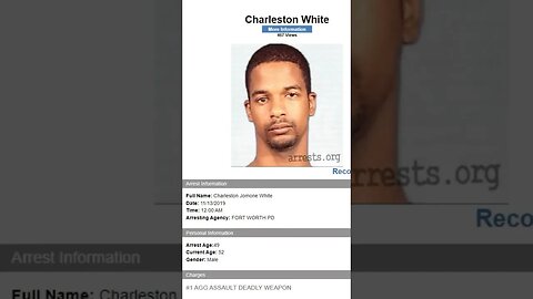 Charleston White’s OLD MUGSHOTS‼️