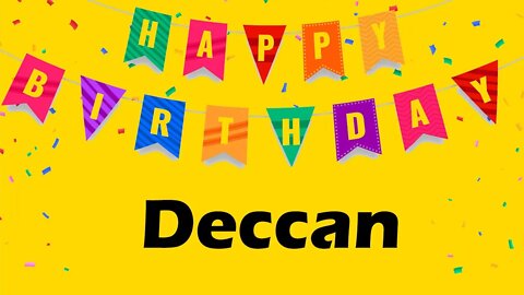 Happy Birthday to Deccan - Birthday Wish From Birthday Bash
