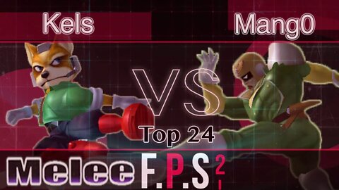 GHQ|Kels (Fox) vs. C9|Mang0 (C. Falcon) - Melee Top 24 - FPS2