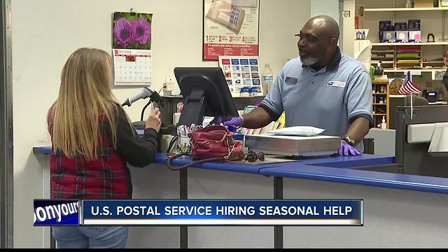 U.S. Postal Service hiring seasonal help