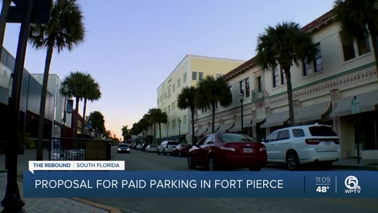 Downtown Fort Pierce patrons may soon have to pay to park