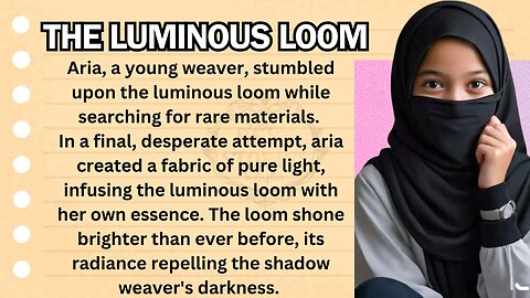 Learn English Through Story l Level-1 l The Luminous Loom Moral Story | English Short Stories