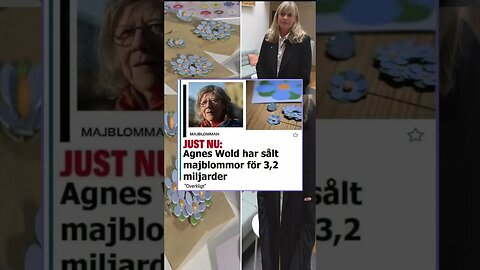 Agnes Wold Säljer Majblommor för 3,2 Miljarder 🤑