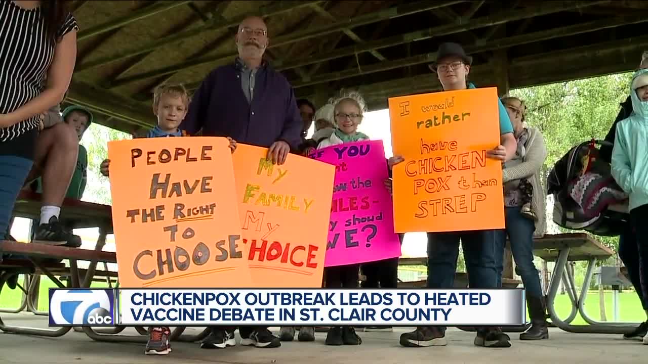 Chickenpox outbreak leads to heated vaccine debate in St. Clair county