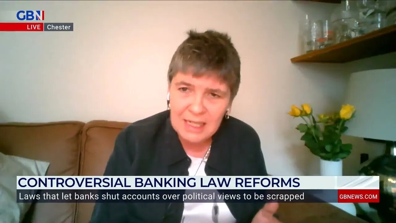 Baroness Claire Fox: bank account closures "very dangerous & law should change”