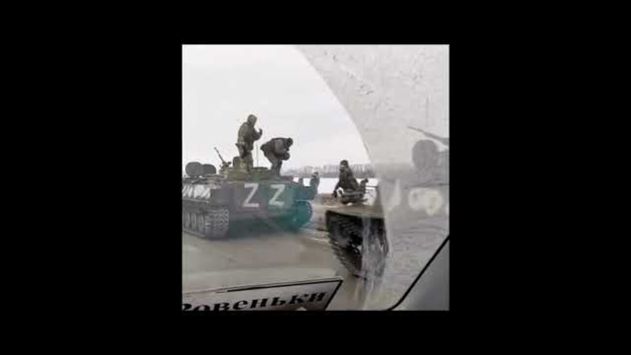 Russia Advancing To Ukraine With Tanks and Trucks With "Z" Symbol What does "Z" symbol mean?