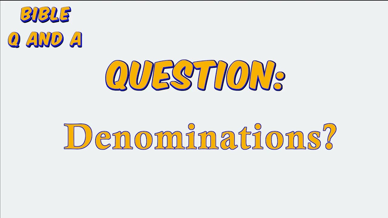 Denominations