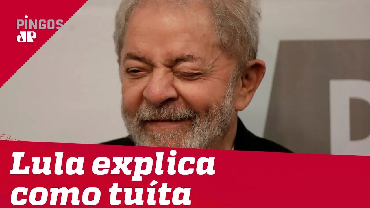 Lula explica como tuíta da cadeia