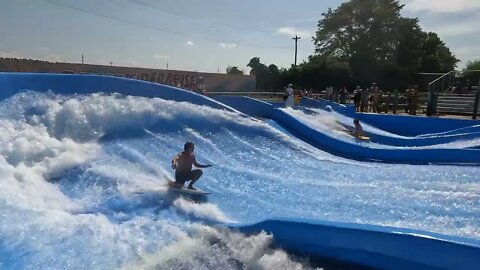 flowrider - Doug - 2 at Soak City, Kings Island