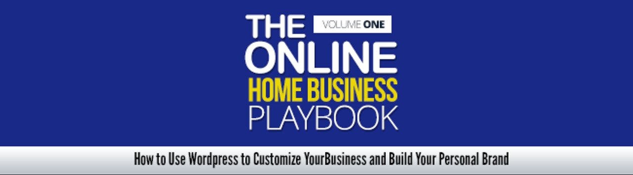 How to Earn money from Online Home Business Playbook with a 100% free video course part -1