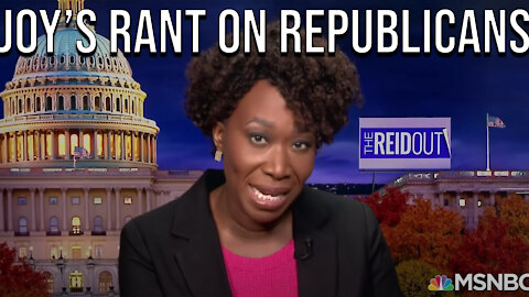 MSNBC's Joy Reid Rants About Republicans!