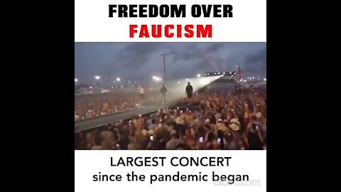FLORIDA CHOSE TO LIVE IN FREEDOM. THE BIGGEST CONCERT SINCE THE BEGINNING OF THE PANDEMIC.