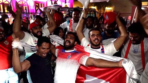 England arrive in Qatar ahead of FIFA World Cup | Greeted by fake paid fans?