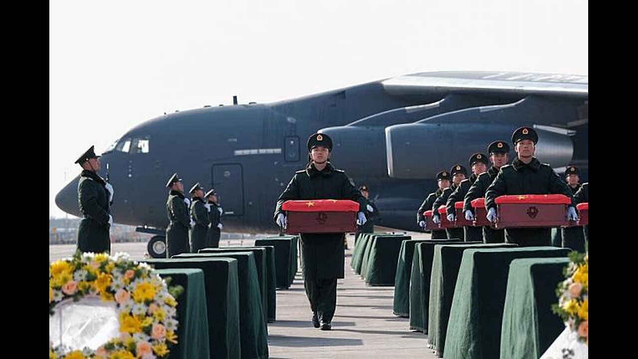 Remains of 43 Chinese martyrs in Korean War buried in China's Shenyang