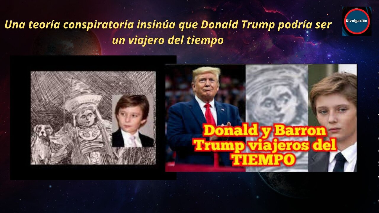 Una teoría conspiratoria insinúa que Donald Trump podría ser un viajero del tiempo