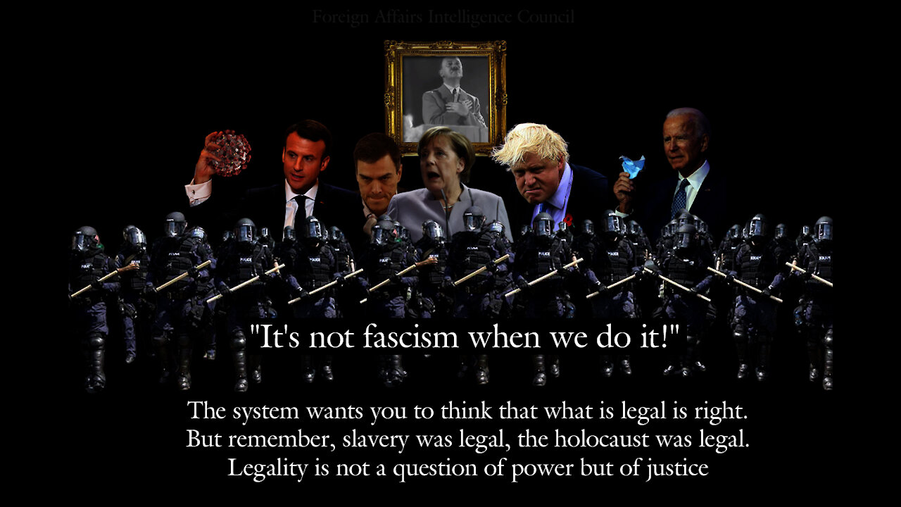 "It's not fascism when we do it" But YES, it is fascism!