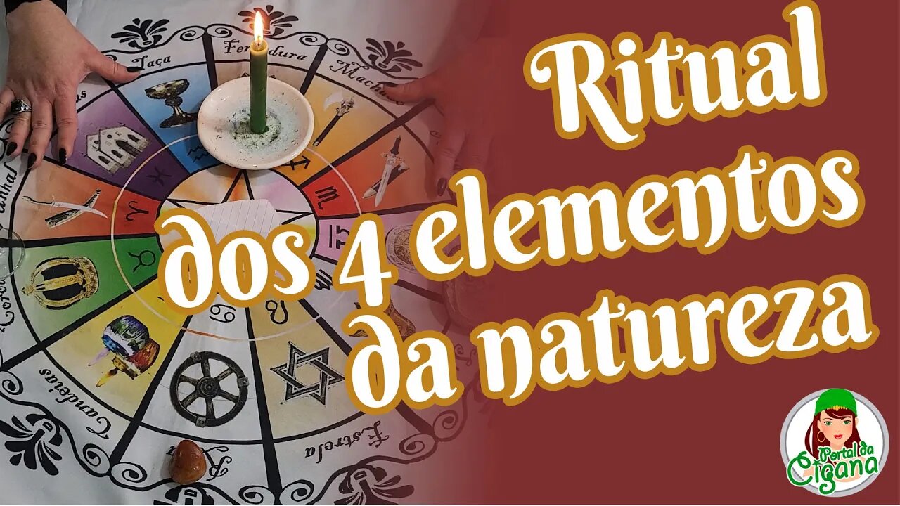 Os 4 elementos da natureza ritual