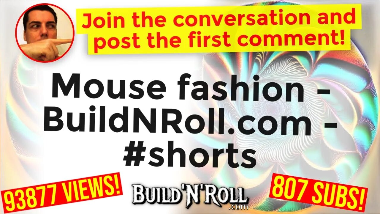 Mouse fashion - BuildNRoll.com - #shorts