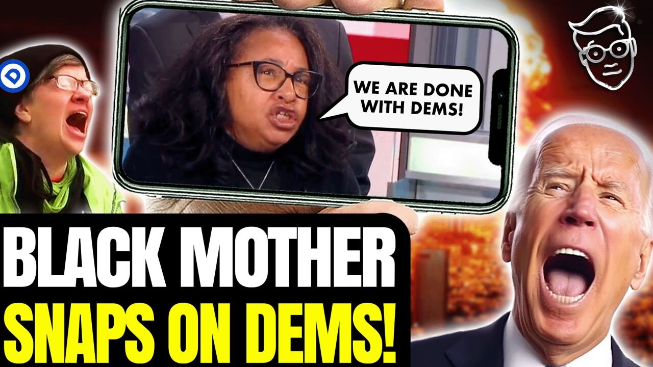 Reporter PANICS As Black Mom SNAPS LIVE On-Air: 'I'm OFF Joe Biden's PLANTATION' | This Is 🔥