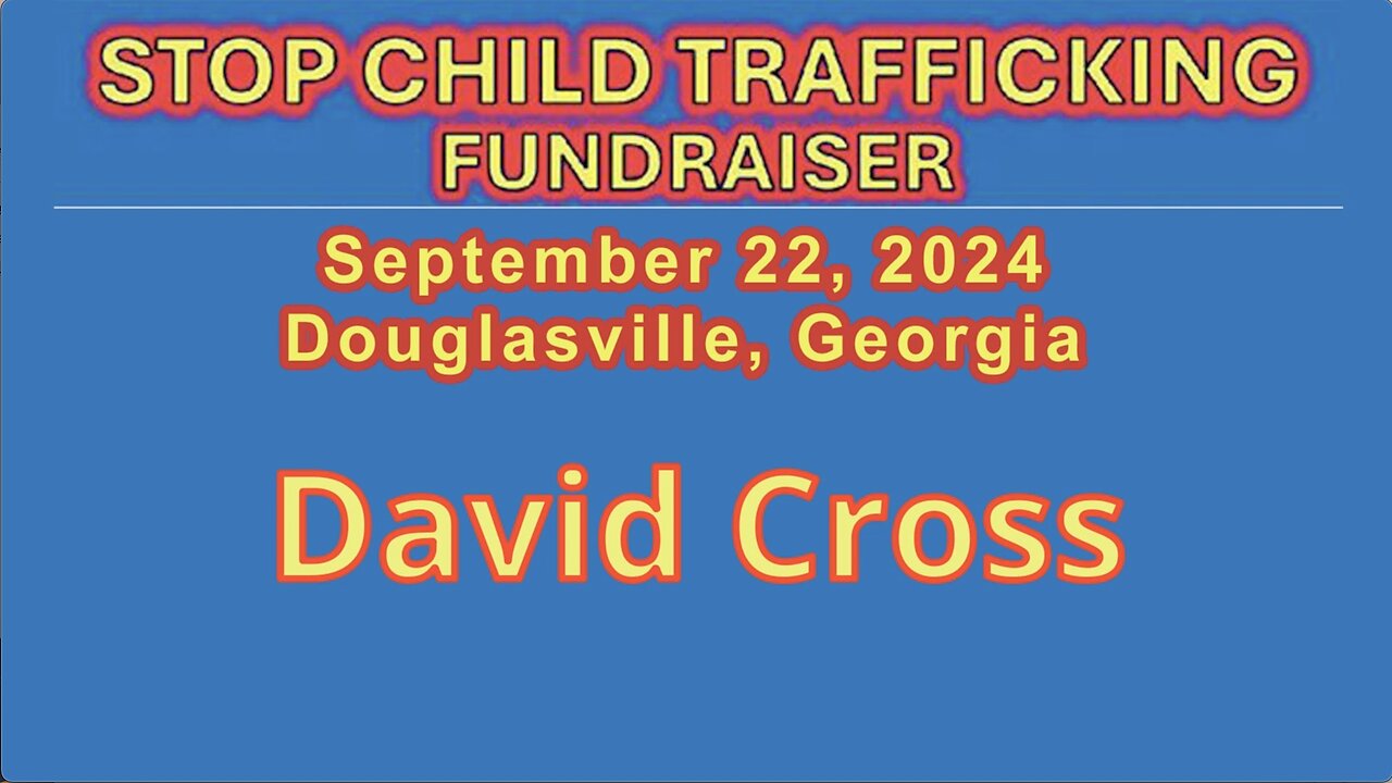 David Cross Speaks At Stop Child Trafficking Fundraiser - Sept 22, 2024