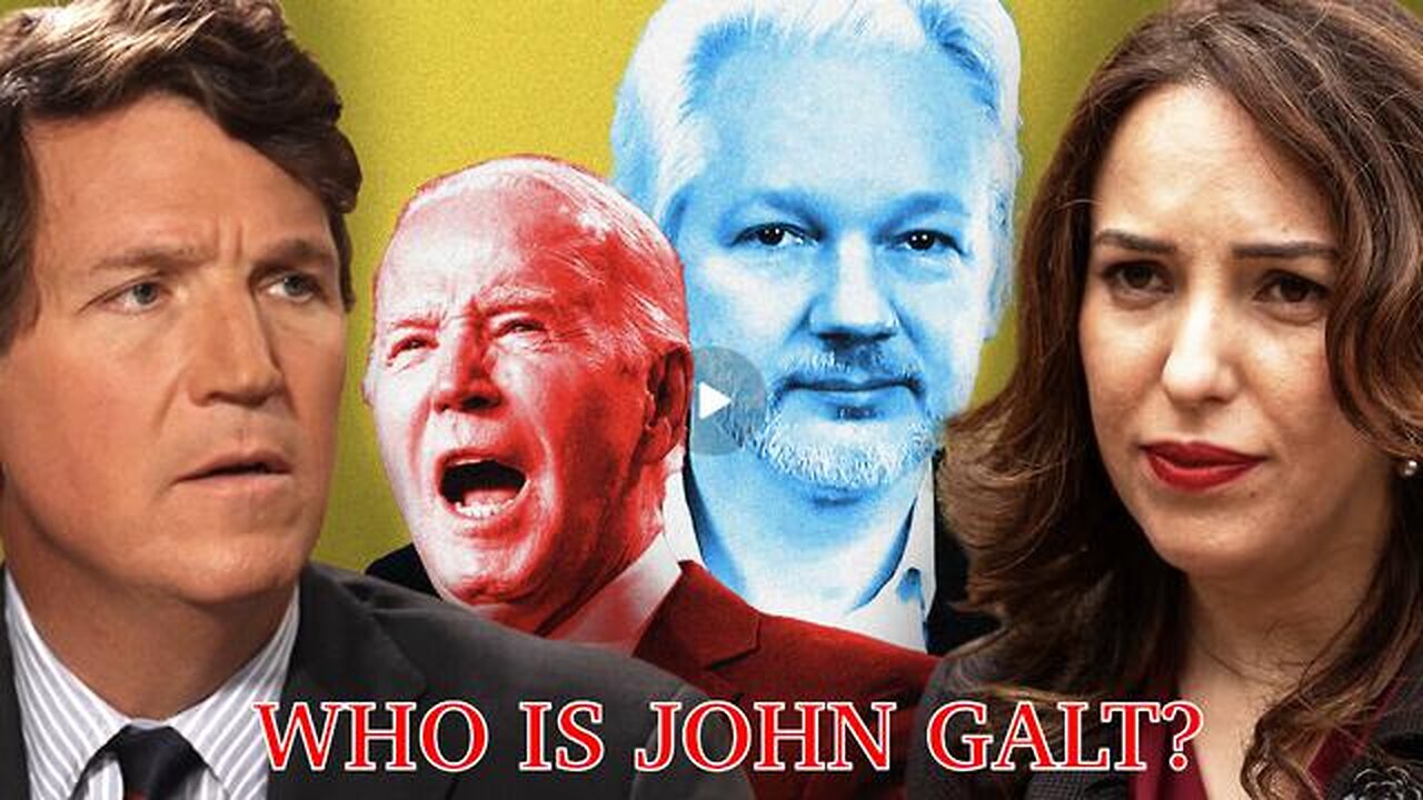 TUCKER CARLSON-THEY WANT JULIAN ASSANGE TO DIE IN PRISON FOR EMBARRASSING THE CIA. TY JGANON, SGANON