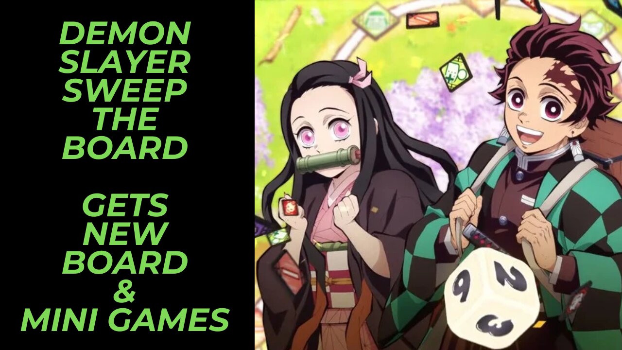 Demon Slayer's Sweep the Board Receives Free Update With New Hashira Training Arc Board & Minigames