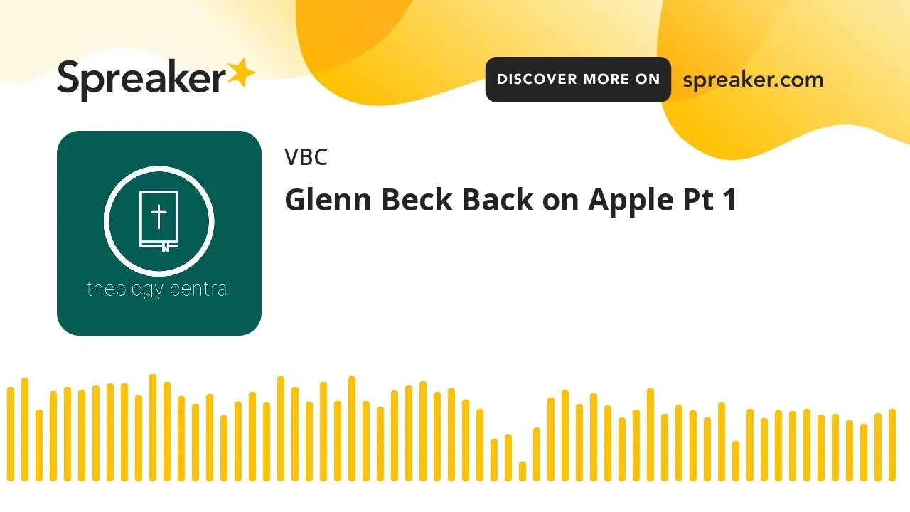 Glenn Beck Back on Apple Pt 1