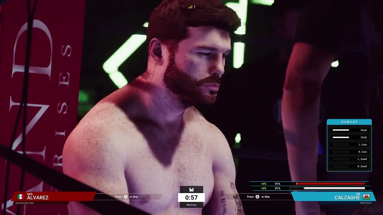 Undisputed Boxing Online Ranked Gameplay Joe Calzaghe vs Saul Canelo Alvarez 2 (Chasing Platinum 2)